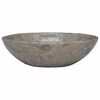 vidaXL Sink Gray 20.9"x15.7"x5.9" Marble