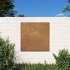vidaXL Garden Wall Decoration Starts as normal metal color, rusts over time