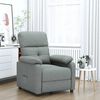 vidaXL Recliner Dark Gray Fabric