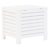 vidaXL Storage Box White Solid pine wood 23.6 x 19.3 x 21.3 in