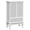 vidaXL Cabinet White MDF and Pinewood Medium Storage Cabinet