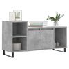vidaXL TV Cabinet Concrete gray Engineered wood, metal Large TV Cabinet