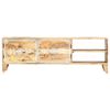 vidaXL TV Cabinet Natural Mango Wood with Handpainted Patterns