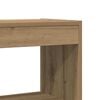 vidaXL Bookcase artisan oak 80 x 30 x 198 cm Engineered wood