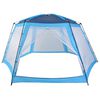vidaXL Pool Tent Blue Polyester fabric with PA coating Large Collapsible