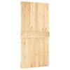 vidaXL Sliding Door with Hardware Set 39.4x82.7" Solid Wood Pine