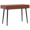 vidaXL Computer Desk Brown Engineered wood Medium Computer Desk
