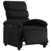 vidaXL Electric Recliner Chair Black Faux leather, Metal, Plywood Standard