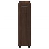 vidaXL Cabinet Brown oak Engineered wood 23.6x8.7x31.1 in Cabinet