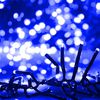 vidaXL LED Cluster String Blue Polyvinylchloride (PVC), copper 75.8 ft