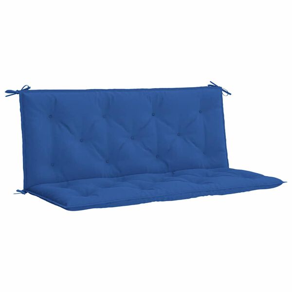 vidaXL Garden Bench Cushion Set of 2 Blue Oxford fabric (100% polyester)