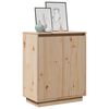 vidaXL Sideboard 23.6"x13.4"x29.5" Solid Wood Pine