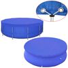 vidaXL Pool Cover Dark blue Polyethylene Fits pools up to 16.4 diameter
