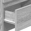 vidaXL Bedside Cabinet Set of 2 Grey Sonoma Engineered wood Medium