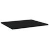 vidaXL Shelf Set of 4 Black Engineered wood 23.6 x 19.7 in Simplistic