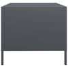 vidaXL Coffee Table Anthracite Cold-rolled steel 40.0 x 19.7 x 17.1 in