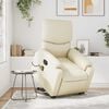 vidaXL Electric Stand Up Massage Recliner Chair Cream
