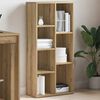 vidaXL Book Cabinet Artisan Oak Engineered Wood Medium Book Cabinet