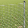 vidaXL Welded Wire Fence Silver 5.2'x 82'