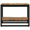 vidaXL Coffee Table Acacia wood tone, Black Solid Acacia wood, Iron