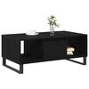 vidaXL Coffee Table Black Oak 90 x 50 x 36.5 cm Engineered Wood