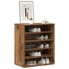 vidaXL Shoe Cabinet Old Wood Engineered Wood Medium Shoe Cabinet
