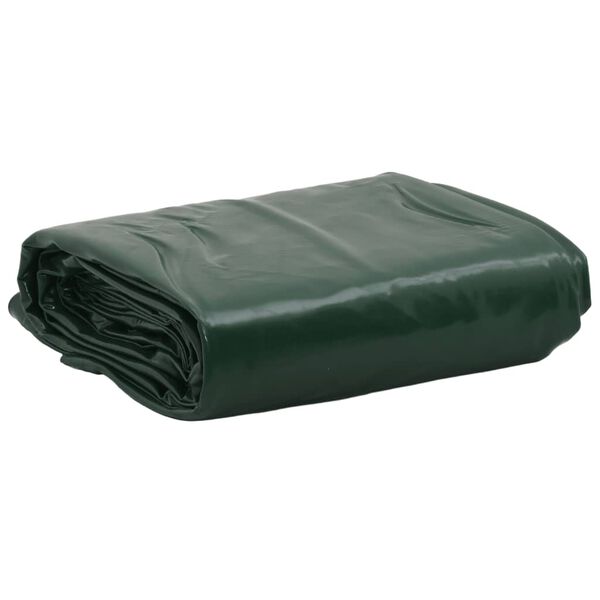 vidaXL Tarpaulin Green Ø 9.2 ' 7.11 oz/ft²