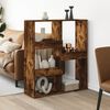vidaXL Room Divider Smoked Oak Engineered wood Medium Room Divider