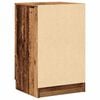 vidaXL Bedside Cabinet Set of 2 Old wood Engineered wood, metal Medium