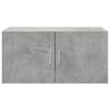 vidaXL Wall Cabinet Concrete Grey Engineered Wood Medium Wall Cabinet