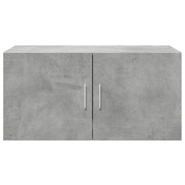 vidaXL Wall Cabinet Concrete Grey Engineered Wood Medium Wall Cabinet