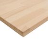 vidaXL Kitchen Worktop Oak Solid Oak Wood 118.1 x 25.0 x 1.6 in Durable