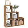 vidaXL Room Divider Bookcase Artisan Oak Engineered Wood 3-Tier