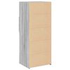vidaXL Highboard Grey Sonoma Engineered Wood 19.7x16.7x48.8 in Highboard