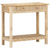 vidaXL Console Table Natural wood Solid Mango Wood 31.5 x 13.8 x 29.1 in
