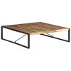 vidaXL Coffee Table Natural Rough Mango Wood Rough Mango Wood Large