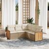 vidaXL Garden Sofa Set Beige