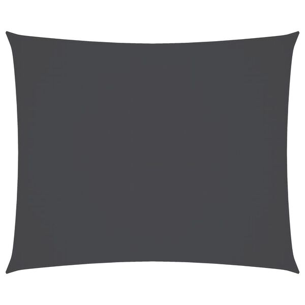 vidaXL Sunshade Sail Oxford Fabric Rectangular 11.5x14.8' Anthracite