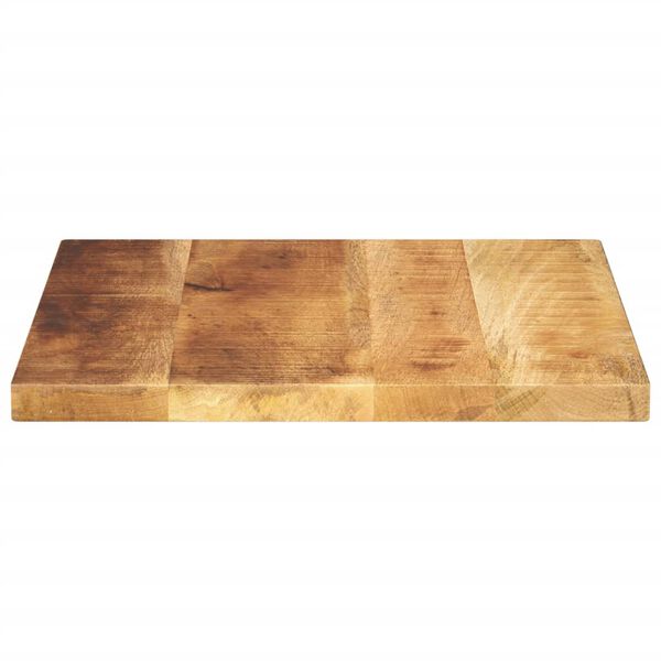 vidaXL Table Top 23.6"x23.6"x1" Square Solid Wood Rough Mango