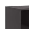 vidaXL Sideboard Black Cold-rolled steel Medium Cabinet Rectangular