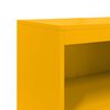 vidaXL Highboard Mustard Yellow Steel Medium Highboard Rectangular
