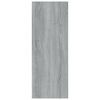 vidaXL Console Table Grey Sonoma Engineered Wood Compact Storage