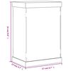 vidaXL Display Box Transparent 6.7x4.7x9.8" Acrylic
