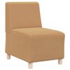 vidaXL Modular Sofa Unit Armless 2 pcs Beige 21.65 x 29.13 x 32.28 in