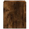 vidaXL Wall-mounted Nightstand Set of 2 Smoked oak Engineered wood