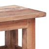 vidaXL Nesting Table Set of 2 Brown Solid Mahogany Wood Small, Large