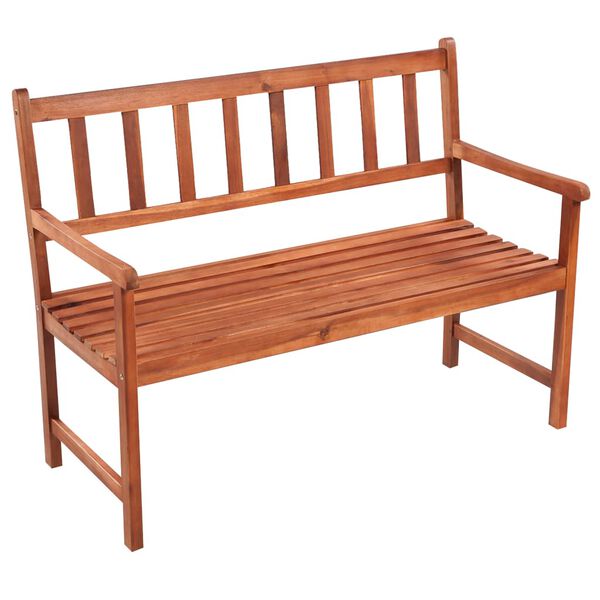 vidaXL Garden Bench Wood - Natural Solid Acacia Wood 3-Seater Durable