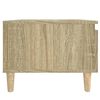 vidaXL Side Table Sonoma oak Engineered wood Small Coffee Table