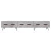 vidaXL TV Cabinet Concrete Grey Engineered wood 59.1x14.2x11.8 in