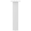 vidaXL Coffee Table Leg White Powder-coated steel
